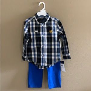 Chaps 3T boys dress shirt and pants